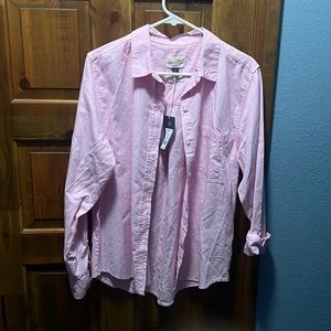 Pink Universal Threads Button Up, New, With tags